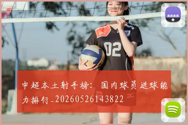 中超本土射手榜:国内球员进球能力排行_20260526143822